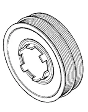 PULLEY ASSY, CRANKSHAFT: Toyota / Lexus 13470-F2030 -compatibility