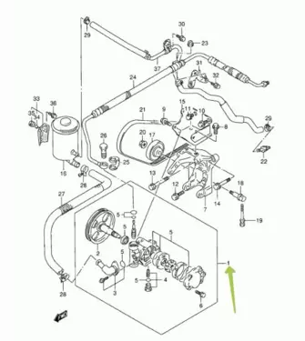 Baleno power store steering