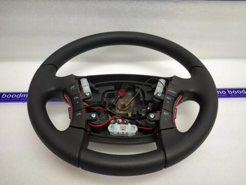 STEERING WHEEL ASSY CRUISE AUDIO AB BLK: MAHINDRA 1106AAA01520B ...