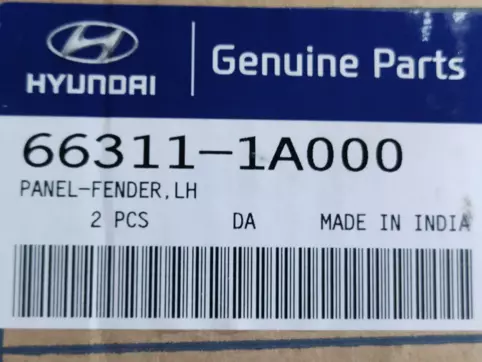 PANEL-FENDER,LH: MOBIS (Hyundai, Kia) 66311-1A000 -compatibility