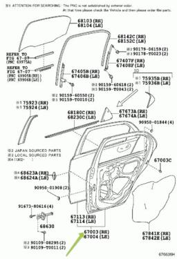 toyota etios door stopper