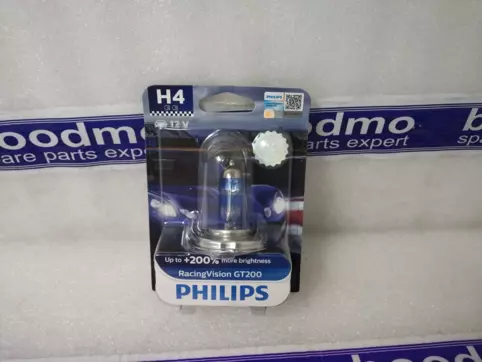 Philips H7 RacingVision GT200 12V 60/55W Halogen Bulbs (Pair)