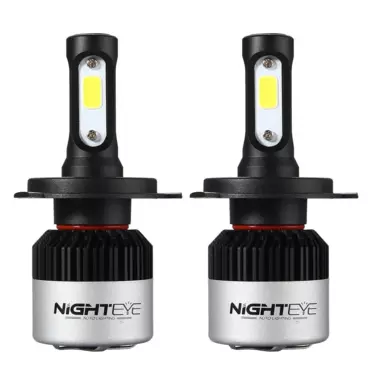 H3 NIGHTEYE LED Headlight Bulb 72W - Cool White (Set of 2): Auto