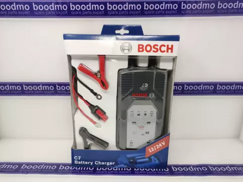 C7 Battery Charger: BOSCH 018907M -compatibility, features