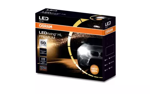 H7 LED Bulb 12V 25W (Set of 2): OSRAM 65CW -compatibility