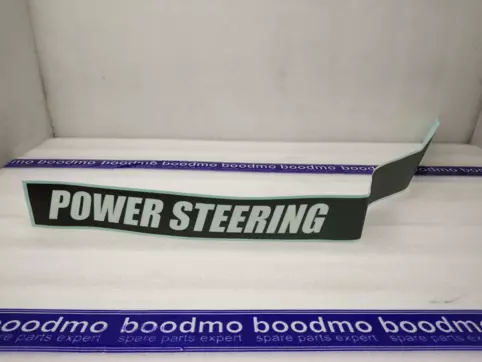 DECAL POWER STEERING LH: MAHINDRA 0108E...1230N -compatibility