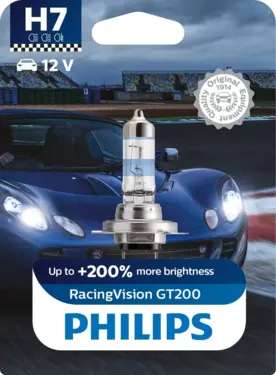H7 Racing Vision GT200 12V 55W (Single Bulb): PHILIPS 129GTB1  -compatibility, features, prices. boodmo