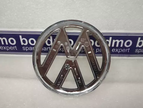 Chrome VW Volkswagen Script Emblem With 3M Tape