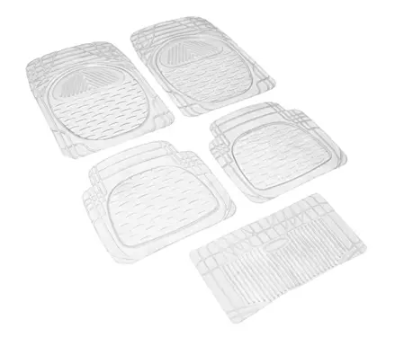 Clear rubber 2024 car mats