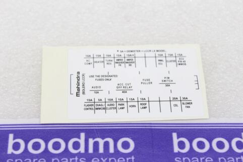 Mahindra Bolero Fuse Box Diagram