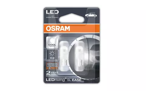 W5W LED T-10 Capless Parking Lamp 12V 1W (Set of 2): OSRAM 282