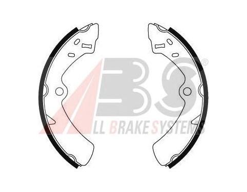 Brake Shoe Set: A.B.S. 8652 -compatibility, features, prices. boodmo