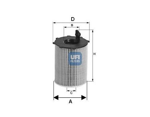 UFI Filters 25.083.00 Oil Filter