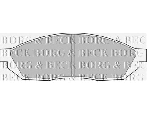Borg  &  Beck Borg & Beck Front Brake Pad Set BBP2533 