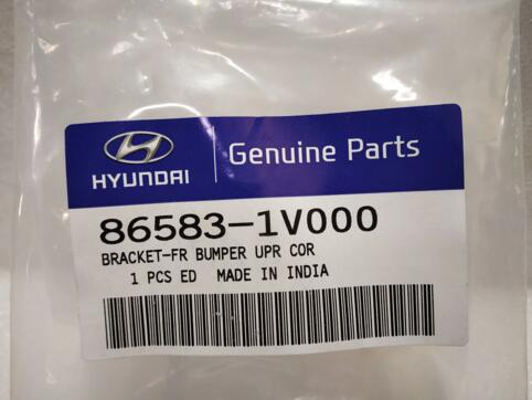 Bracket-fr Bumper Upr Cor Supt: Hyundai   Kia 865831v000 -compatibility 