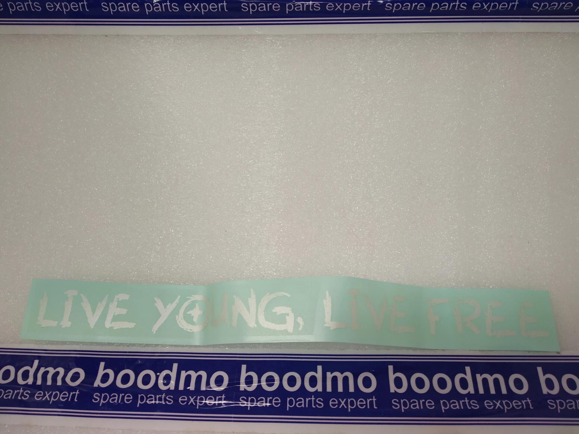 STICKER LIVE YOUNG LIVE FREE: MAHINDRA 0000AAN00600N -compatibility