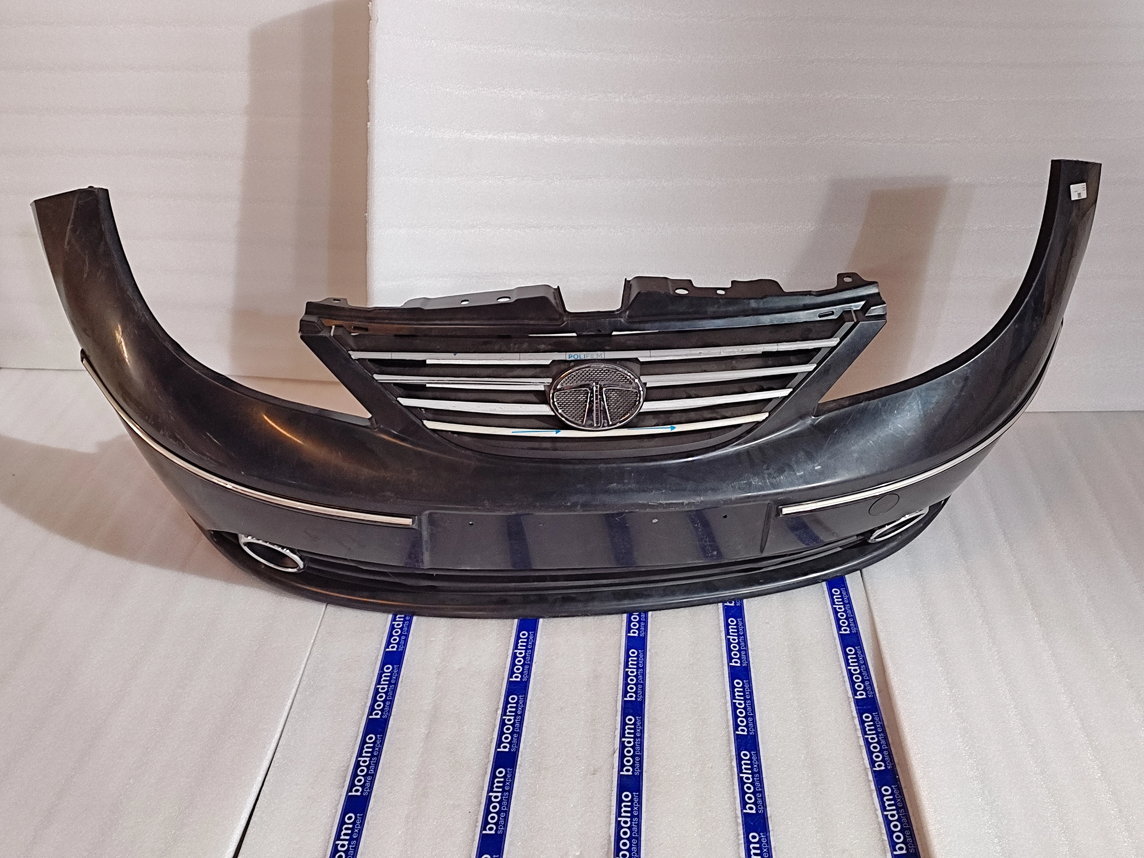 Indica front store steel bumper