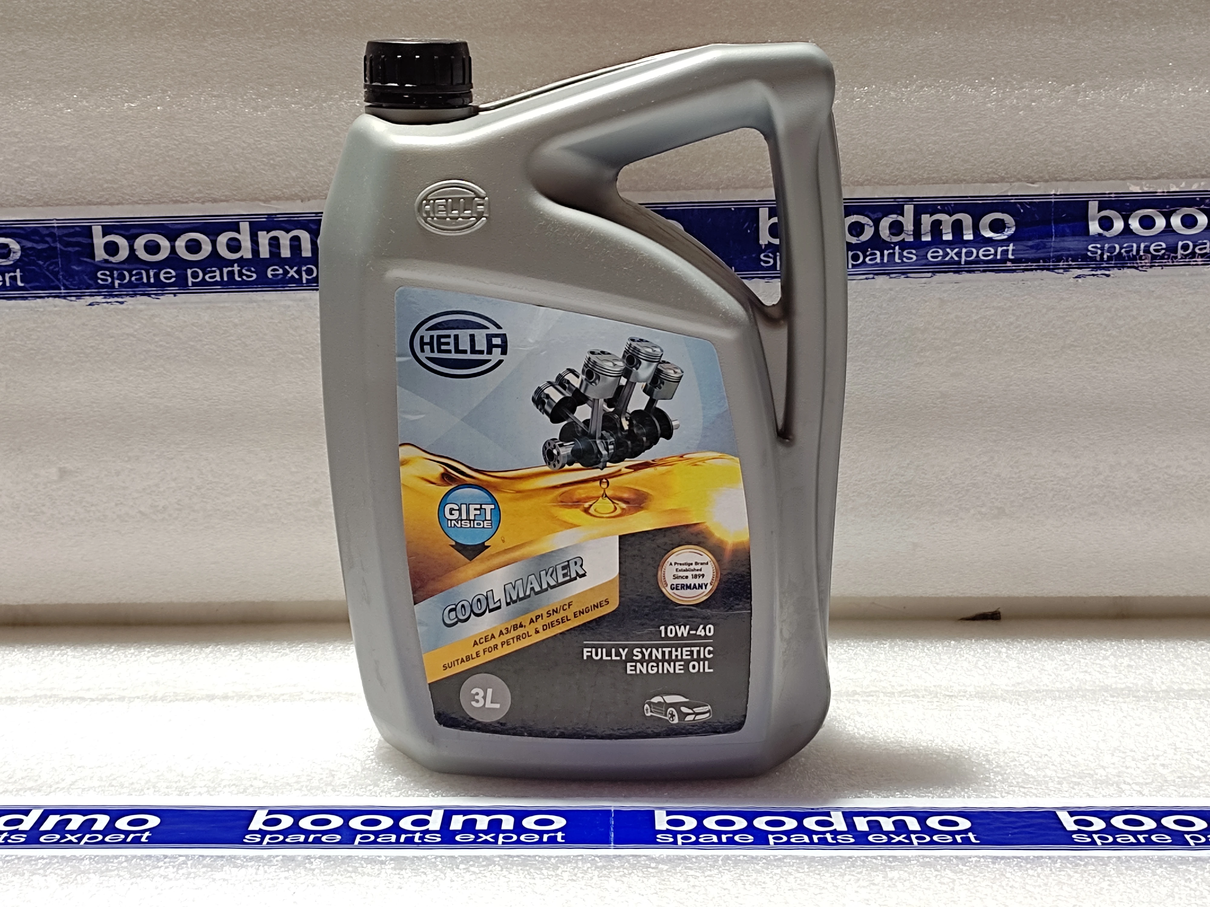 Engine Oil 10W-40 (3L) (Cool Maker Fully Synthetic Oil): HELLA 358