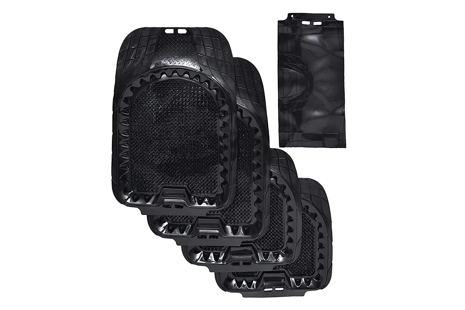 Universal Rubber Mats 1981 (Set of 5) - Spike Black: MGT MR029  -compatibility, features, prices. boodmo