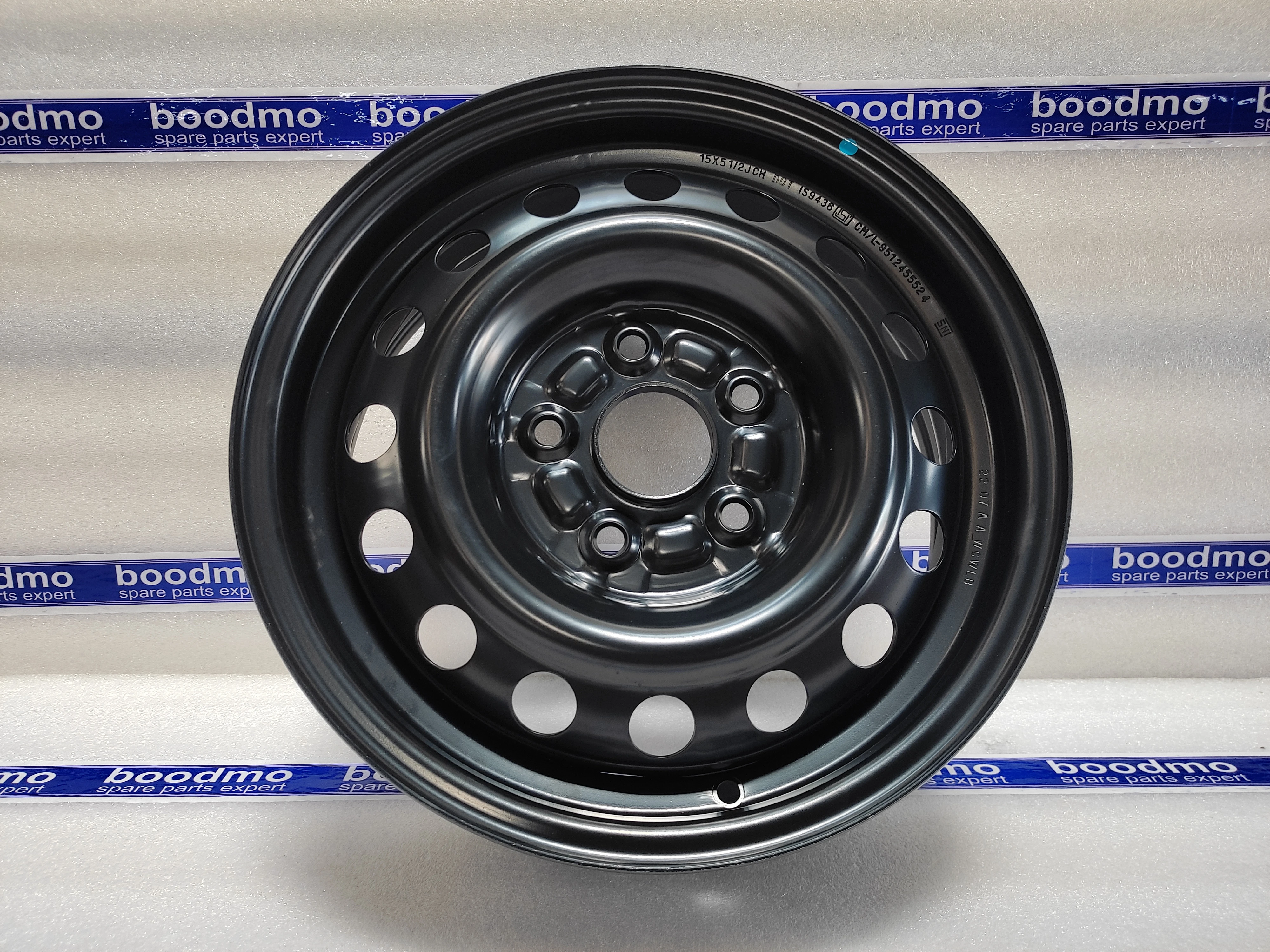 WHEEL (15X5 1/2J) (BLACK): MARUTI SUZUKI 43210M60M03-09L