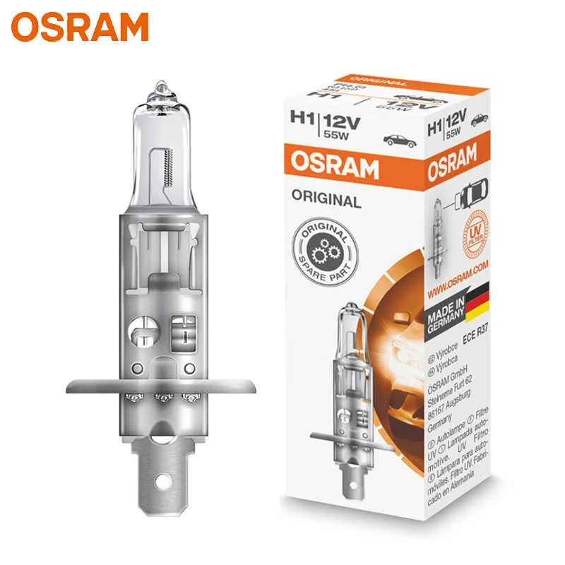 H1 Halogen Bulb 12V 55W (Single Bulb): OSRAM 6450