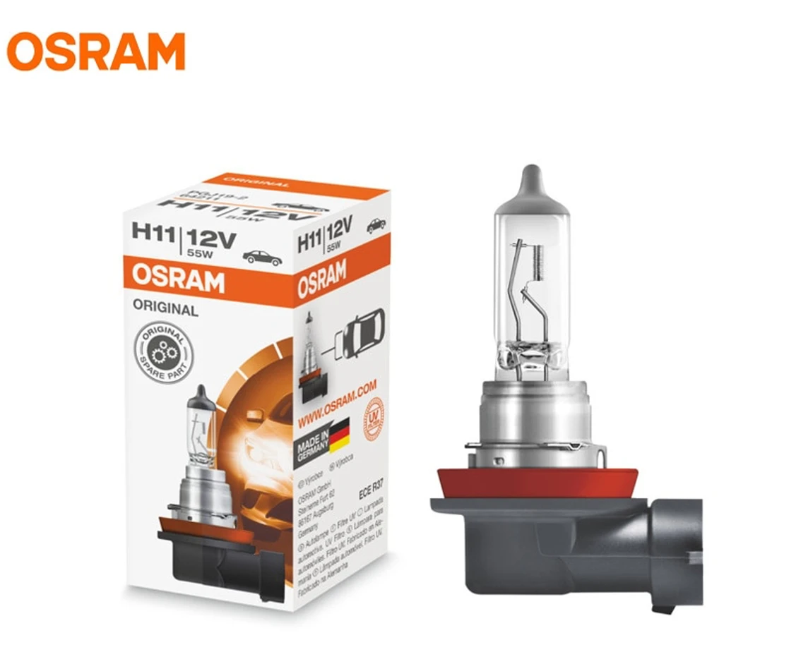 Lindmeyers H11 Halogen 55W 12V Low-Beam Headlight/Fog/Driving Light Bulbs  Xenon White 2 Pack 