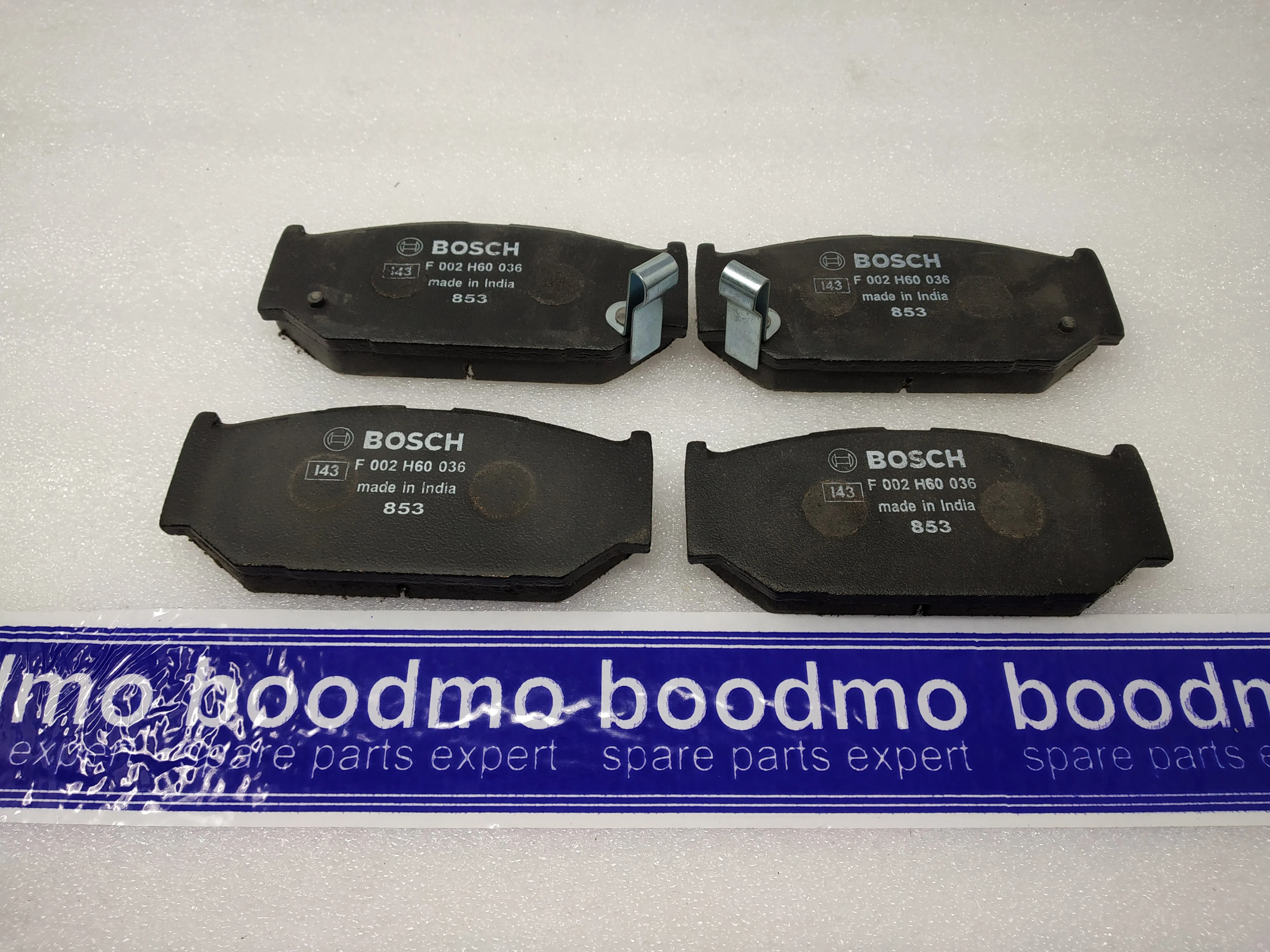 Front Brake Pad Set BOSCH F00 0036 compatibility features