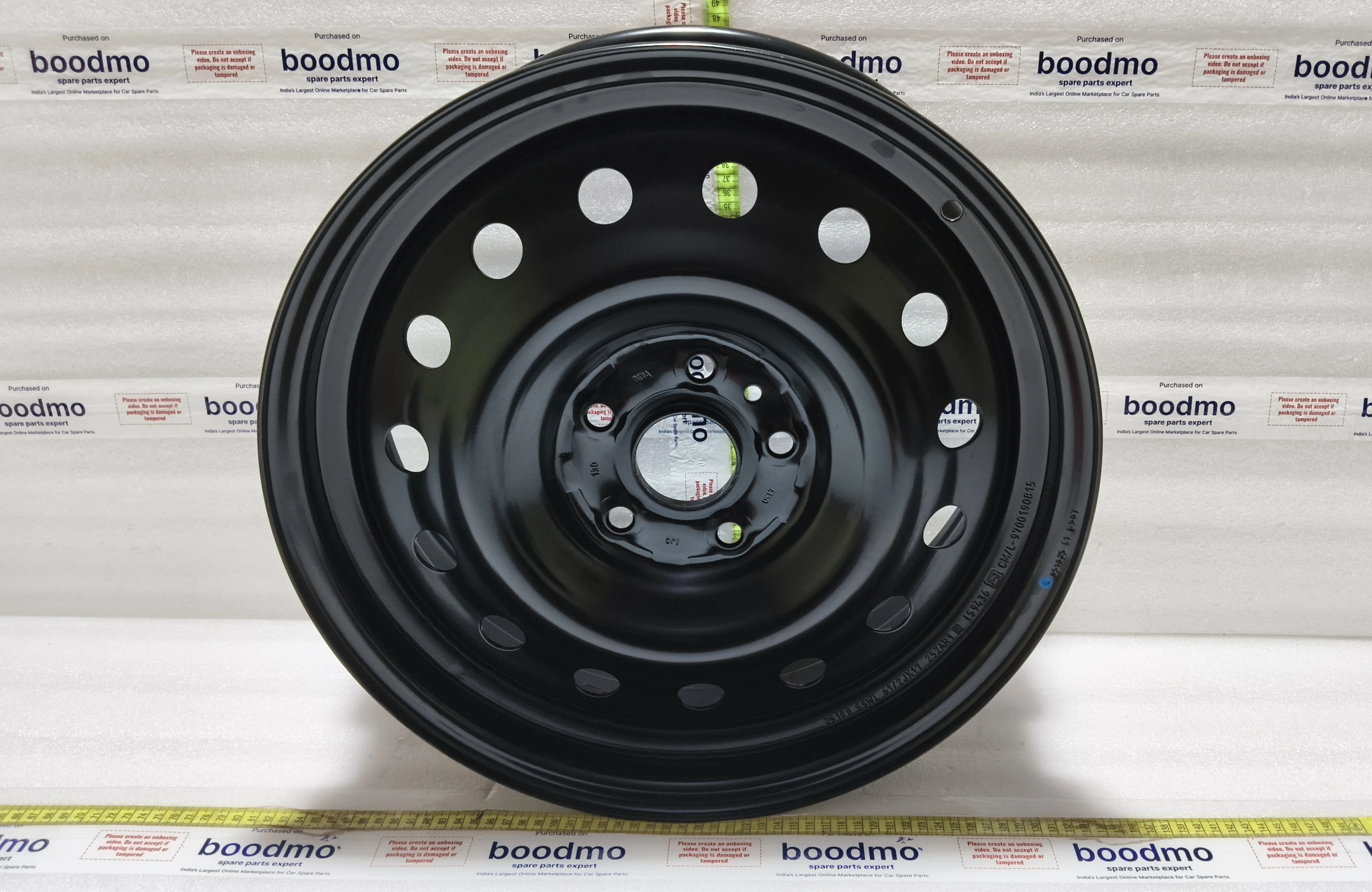 ソウルズ76L12S WHEEL COMP(17X6 1/2J) (BLACK): MARUTI SUZUKI 43210M71U00-09L
