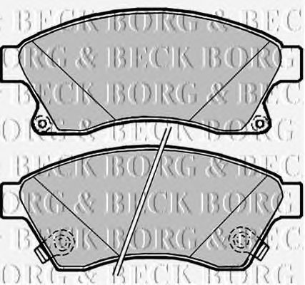 BBP2643 Borg  &  Beck Borg & Beck Brake Pad Set 